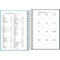 Foto ilustrativa Agenda Costurada Diária 11,7x 16,4 cm Neon 2027