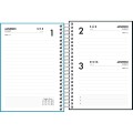 Foto ilustrativa Agenda Costurada Diária 11,7x 16,4 cm Neon 2027