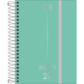 Foto ilustrativa Agenda Costurada Diária 11,7x 16,4 cm Neon 2027