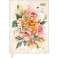 Foto ilustrativa Agenda Costurada Diária 12,3 x 16,6 cm Feminine 2027