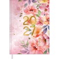 Foto ilustrativa Agenda Costurada Diária 12,3 x 16,6 cm Feminine 2027