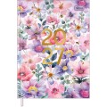 Foto ilustrativa Agenda Costurada Diária 12,3 x 16,6 cm Feminine 2027
