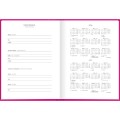 Foto ilustrativa Agenda Costurada Diária 12,3 x 16,6 cm Pepper Rosa 2026