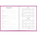 Foto ilustrativa Agenda Costurada Diária 12,3 x 16,6 cm Pepper Rosa 2027