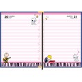 Foto ilustrativa Agenda Costurada Diária 17,6 x 23,9 cm Snoopy 2027