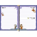 Foto ilustrativa Agenda Costurada Diária 17,6 x 23,9 cm Snoopy 2027