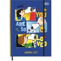 Foto ilustrativa Agenda Costurada Diária 17,6 x 23,9 cm Snoopy 2027
