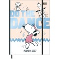 Foto ilustrativa Agenda Costurada Diária 17,6 x 23,9 cm Snoopy 2027