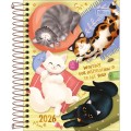 Foto ilustrativa Agenda Espiral 11 x 15,4 mm Purrfect Cats 2026