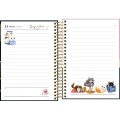 Foto ilustrativa Agenda Espiral 11 x 15,4 mm Purrfect Cats 2027