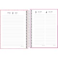 Foto ilustrativa Agenda Espiral Diária 11 x 15,4 cm Spice Feminina 2026