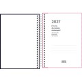 Foto ilustrativa Agenda Espiral Diária 11 x 15,4 cm Spice Feminina 2027