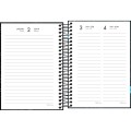 Foto ilustrativa Agenda Espiral Diária 11 x 15,4 cm Spice Masculina 2026