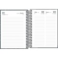 Foto ilustrativa Agenda Espiral Diária 11 x 15,4 cm Spice Masculina 2027