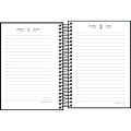 Foto ilustrativa Agenda Espiral Diária 11 x 15,4 cm Spice Preta 2026