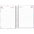 Foto ilustrativa Agenda Espiral Diária 11,7 x 16,4 cm D+ Feminina 2027
