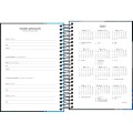 Foto ilustrativa Agenda Espiral Diária 11,7 x 16,4 cm D+ Masculina 2027