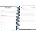 Foto ilustrativa Agenda Espiral Diária 11,7 x 16,4 cm D+ Masculina 2027