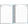 Foto ilustrativa Agenda Espiral Diária 11,7 x 16,4 cm D+ Masculina 2027