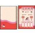Foto ilustrativa Agenda Espiral Diária 11,7 x 16,4 cm Minnie 2026