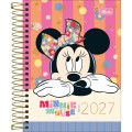Foto ilustrativa Agenda Espiral Diária 11,7 x 16,4 cm Minnie 2027