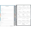 Foto ilustrativa Agenda Espiral Diária 11,7 x 16,4 cm Pepper Masculina 2026