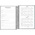 Foto ilustrativa Agenda Espiral Diária 11,7 x 16,4 cm Pepper Masculina 2027