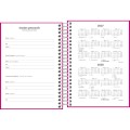 Foto ilustrativa Agenda Espiral Diária 11,7 x 16,4 cm Pepper Rosa 2027