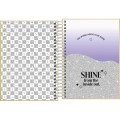 Foto ilustrativa Agenda Espiral Diária 11,7 x 16,4 cm Shine 2026