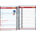 Foto ilustrativa Agenda Espiral Diária 11,7 x 16,4 cm Sonic 2027