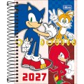 Foto ilustrativa Agenda Espiral Diária 11,7 x 16,4 cm Sonic 2027