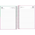 Foto ilustrativa Agenda Espiral Diária 11,7 x 16,4 cm Spice Feminina 2027