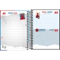 Foto ilustrativa Agenda Espiral Diária 11,7 x 16,4 cm Spider-Man 2027