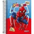 Foto ilustrativa Agenda Espiral Diária 11,7 x 16,4 cm Spider-Man 2027