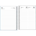 Foto ilustrativa Agenda Espiral Diária 11,7 x 16,4 cm Zip Colors 2027