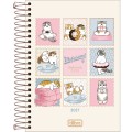 Foto ilustrativa Agenda Espiral Diária 12,9 x 18,7 cm Mofusand 2027