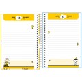 Foto ilustrativa Agenda Espiral Diária 12,9 x 18,7 cm Snoopy 2027