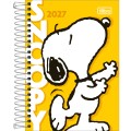 Foto ilustrativa Agenda Espiral Diária 12,9 x 18,7 cm Snoopy 2027