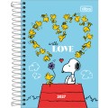 Foto ilustrativa Agenda Espiral Diária 12,9 x 18,7 cm Snoopy 2027