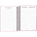 Foto ilustrativa Agenda Espiral Diária 12,9 x 18,7 cm Spice Feminina 2026