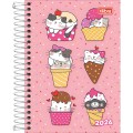 Foto ilustrativa Agenda Espiral Diária 12,9 x 18,7 cm Spice Feminina 2026