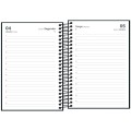 Foto ilustrativa Agenda Espiral Diária 12,9 x 18,7 cm Spice Preta 2027