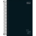 Foto ilustrativa Agenda Espiral Diária 12,9 x 18,7 cm Spice Preta 2027