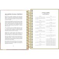 Foto ilustrativa Agenda Espiral Diária 14,0 x 20,0 cm Louvor 2027