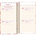 Foto ilustrativa Agenda Espiral Semanal 16,7 x 8,9 cm Amarena 2027
