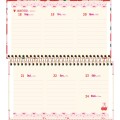 Foto ilustrativa Agenda Espiral Semanal 16,7 x 8,9 cm Amarena 2027