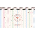 Foto ilustrativa Agenda Espiral Semanal de Bolso 16,7 x 8,9 cm Soho 2027