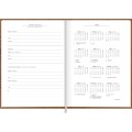 Foto ilustrativa Agenda Executiva Costurada Diária 12,3 x 16,6 cm Prátika Master 2026