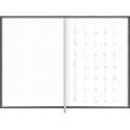 Foto ilustrativa Agenda Executiva Costurada Diária 13,4 x 19,2 cm Milano Chumbo 2026