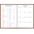 Foto ilustrativa Agenda Executiva Costurada Diária 13,4 x 19,2 cm Milano Cores 2027